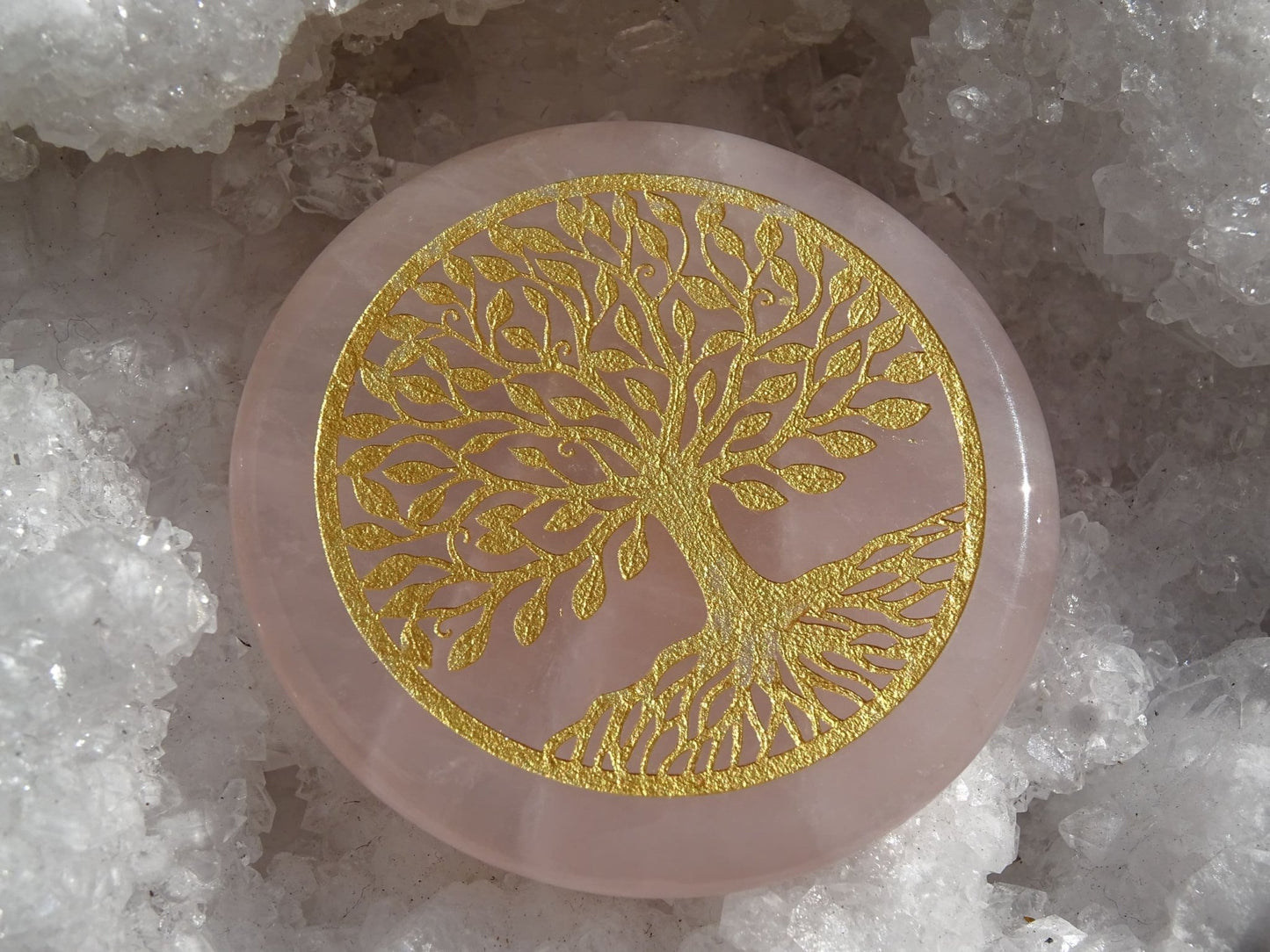 Quartz Rose Arbre de Vie - Pierres - Colibri Minéraux et Bien-être