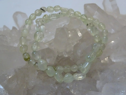 Bracelet Prehnite - Bracelets - Colibri Minéraux et Bien-être