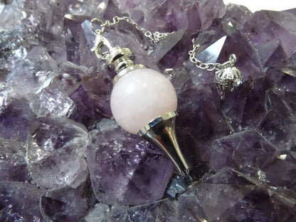 Pendule Quartz Rose Séphoroton - Cristaux - Colibri Minéraux et Bien-être