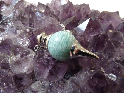 Pendule Amazonite Séphoroton - Pierres - Colibri Minéraux et Bien-être