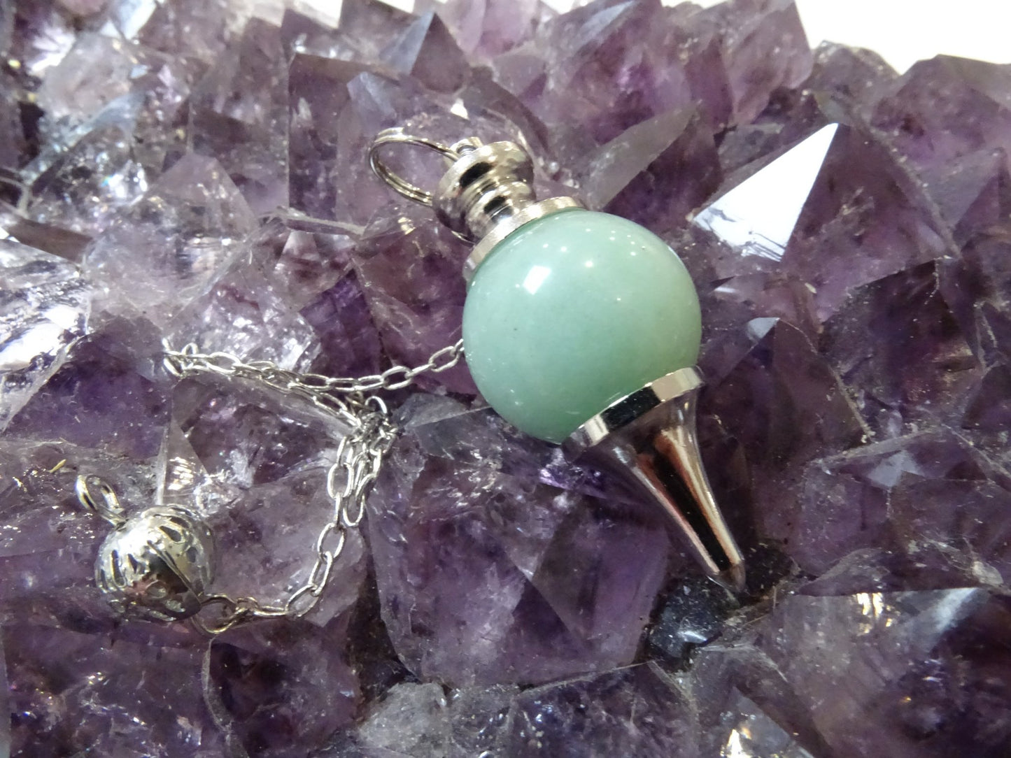 Pendule Aventurine Verte Séphoroton - Pierres - Colibri Minéraux et Bien-être