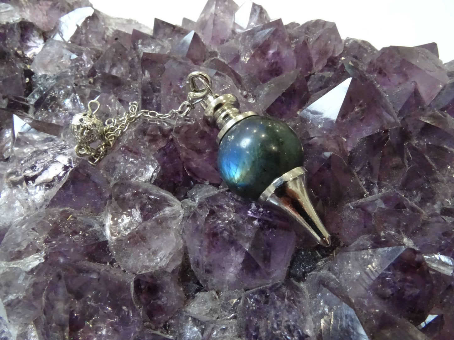 Pendule Labradorite Séphoroton - Pierres - Colibri Minéraux et Bien-être
