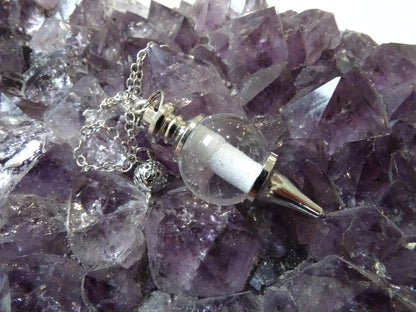 Pendule Quartz Cristal de Roche Séphoroton - Cristaux - Colibri Minéraux et Bien-être
