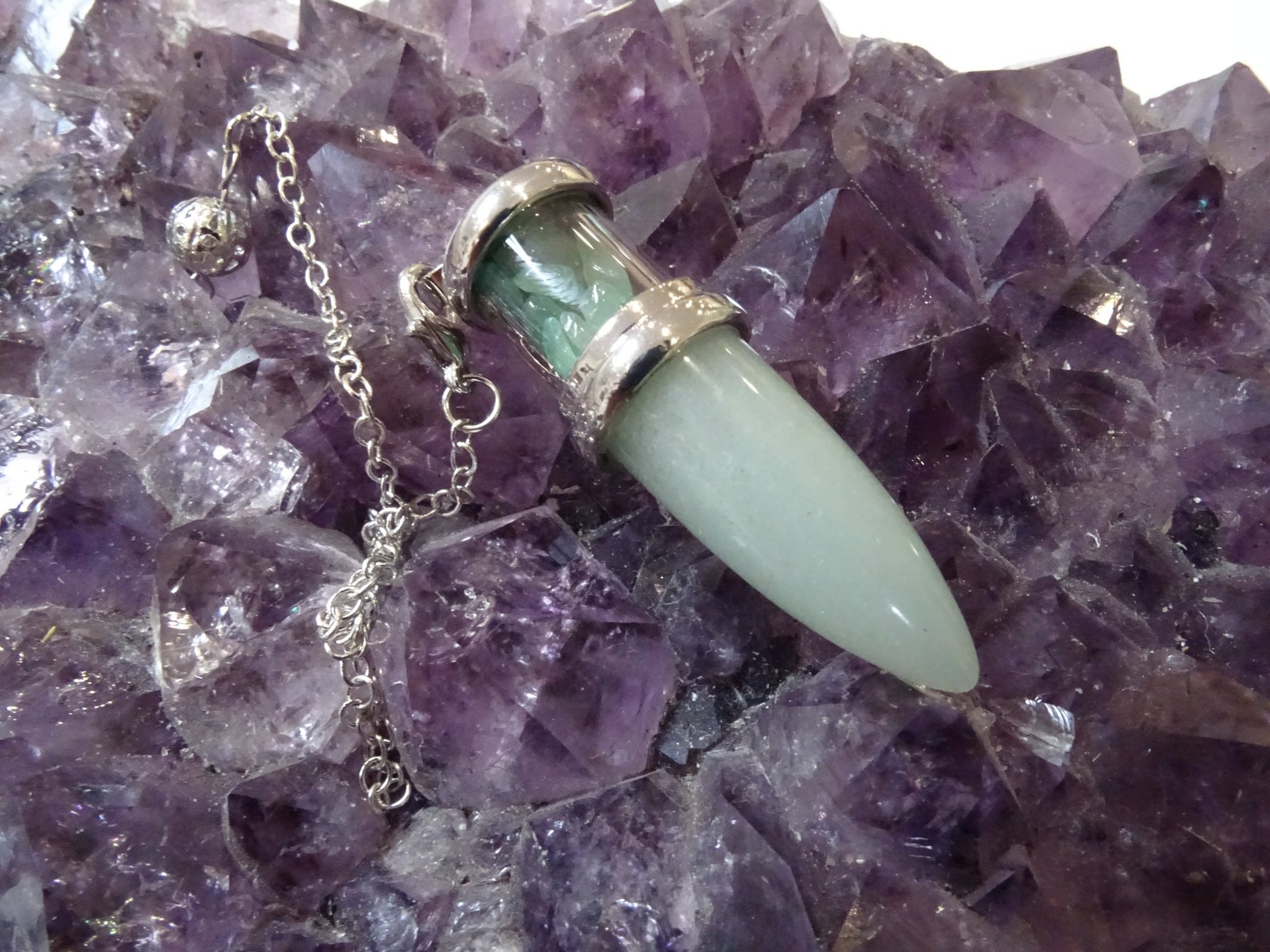 Pendule Aventurine Verte - Pierres - Colibri Minéraux et Bien-être