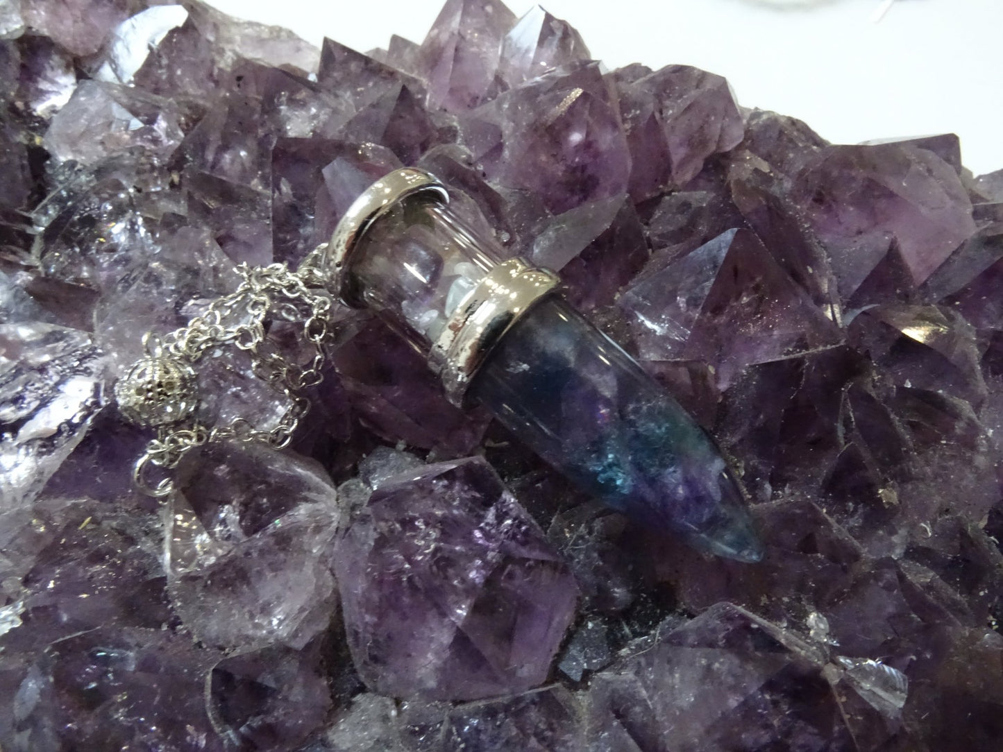 Pendule Fluorite - Pierres - Colibri Minéraux et Bien-être