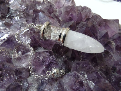 Pendule Quartz Cristal de Roche - Cristaux - Colibri Minéraux et Bien-être