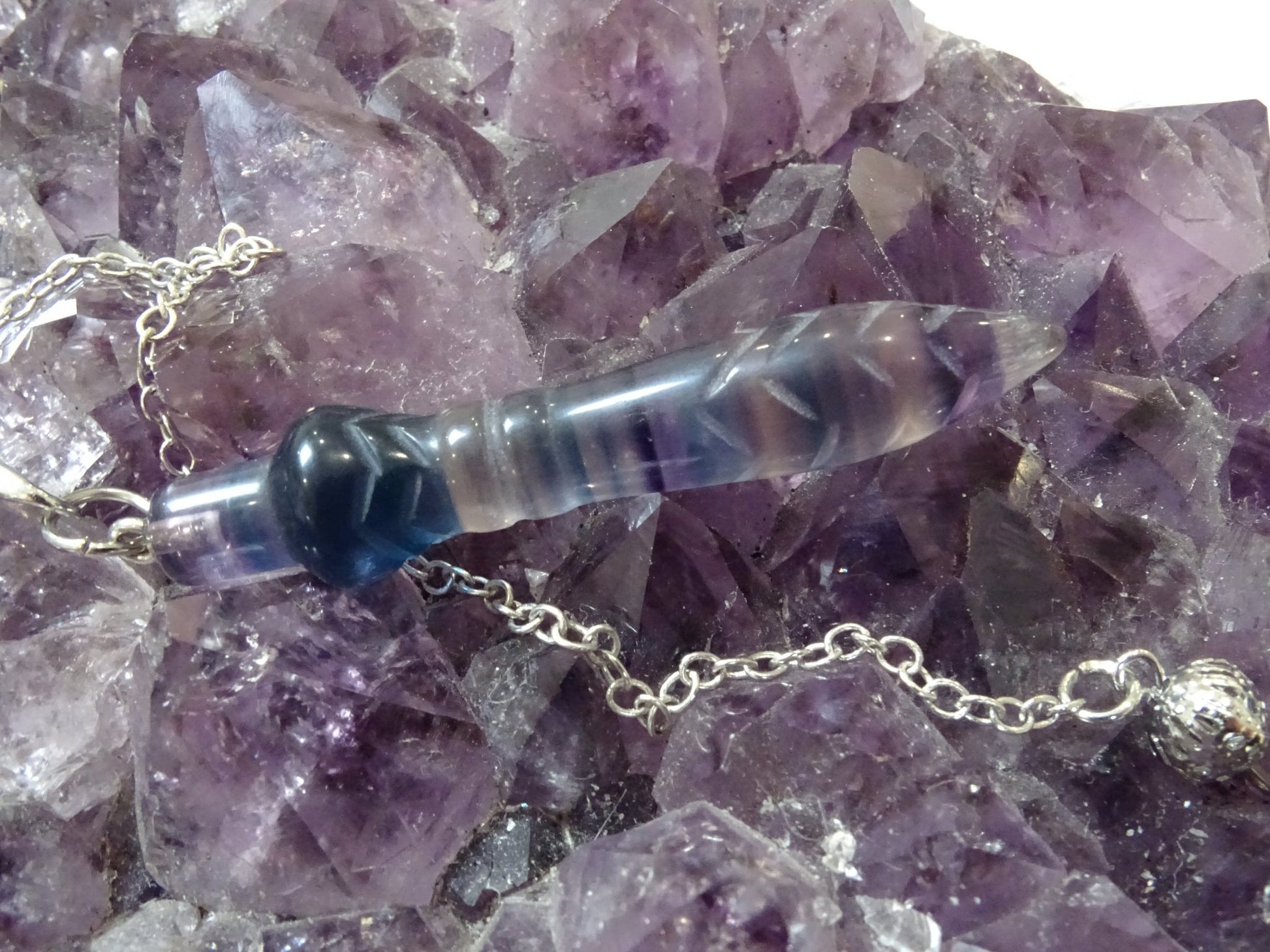Pendule Fluorite Thot - Pierres - Colibri Minéraux et Bien-être