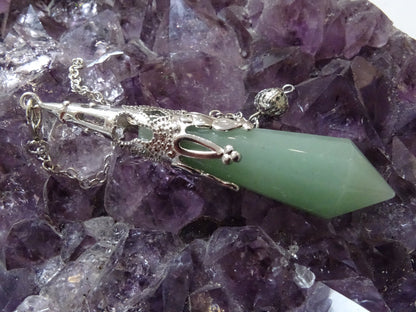 Pendule Aventurine Verte - Pierres - Colibri Minéraux et Bien-être