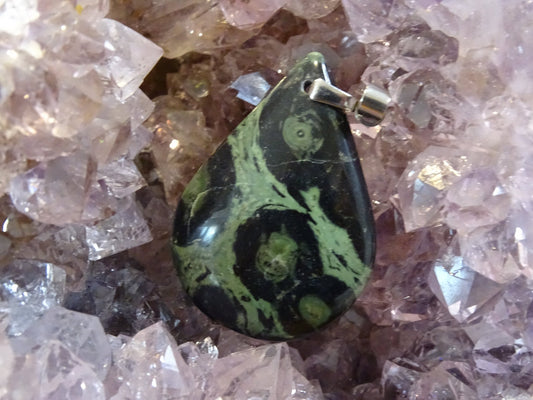 Pendentif Jaspe Kambaba - Pendentifs - Colibri Minéraux et Bien-être