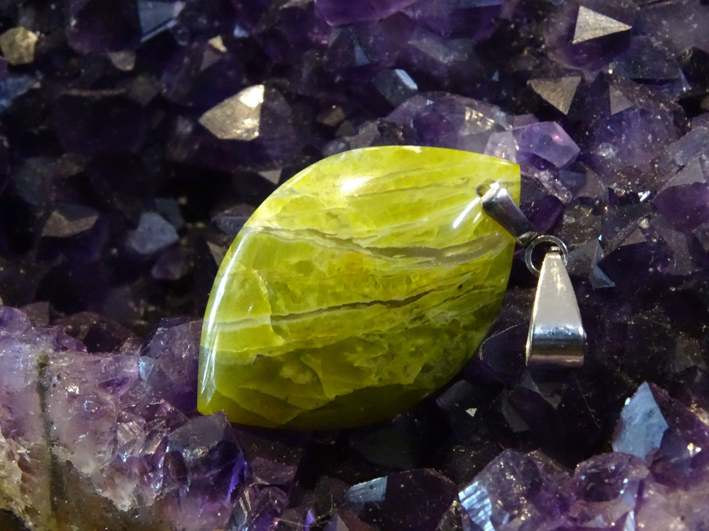 Pendentif Opale Verte - Pendentifs - Colibri Minéraux et Bien-être