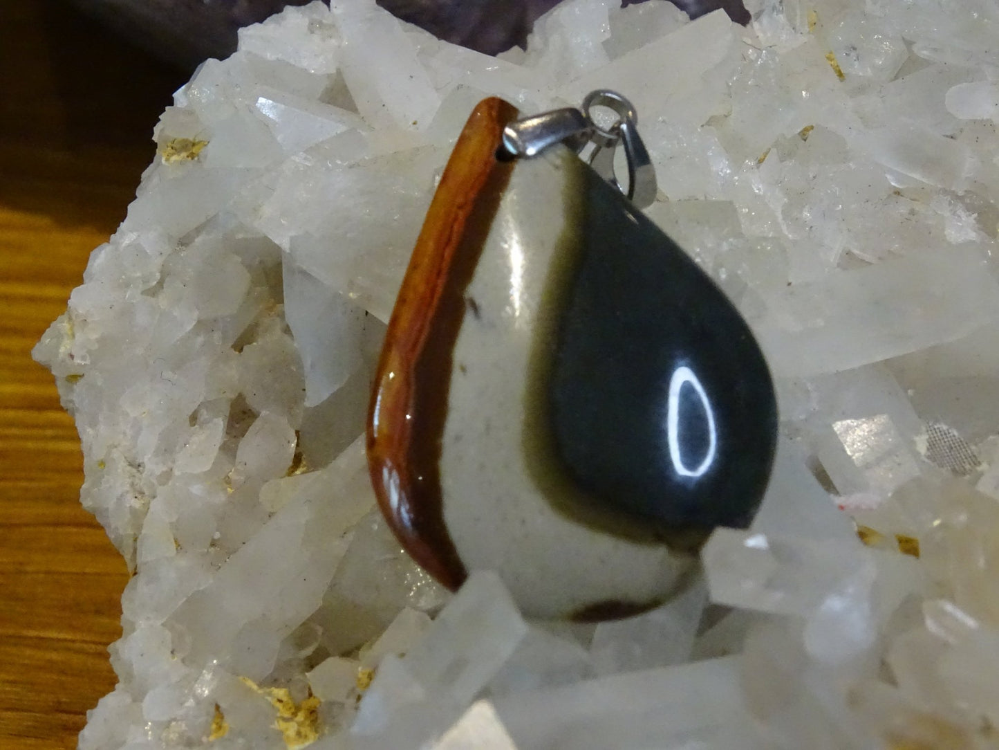 Pendentif Jaspe Polychrome - Pendentifs - Colibri Minéraux et Bien-être