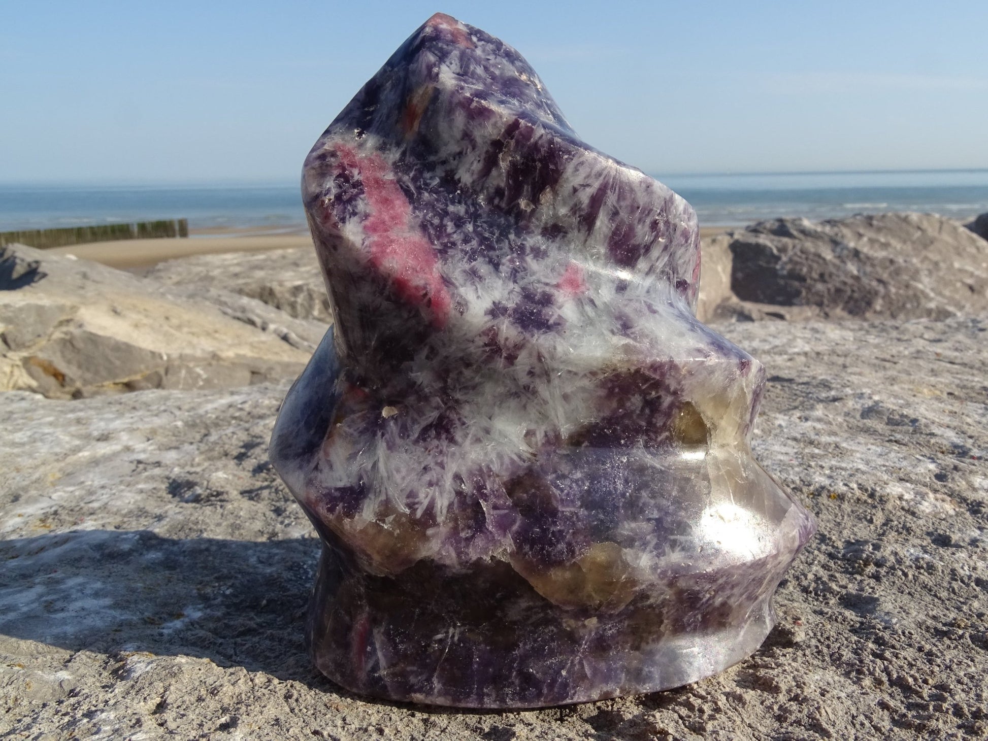 Lépidolite Flamme - Pierres - Colibri Minéraux et Bien-être