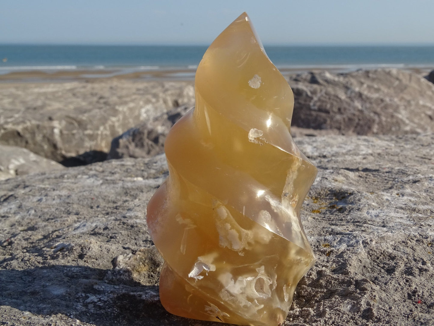 Agate Sakura Flamme - Pierres - Colibri Minéraux et Bien-être