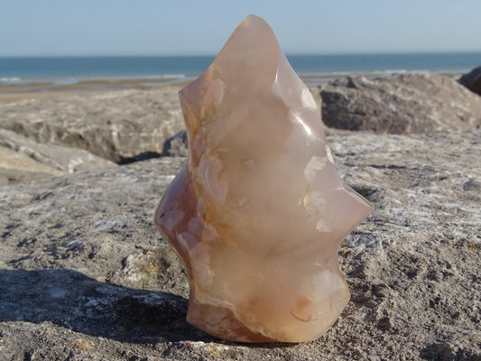 Agate Sakura Flamme - Pierres - Colibri Minéraux et Bien-être