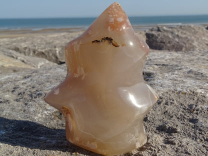 Agate Sakura Flamme - Pierres - Colibri Minéraux et Bien-être