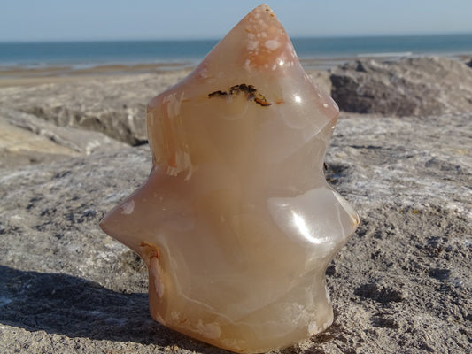 Agate Sakura Flamme - Pierres - Colibri Minéraux et Bien-être