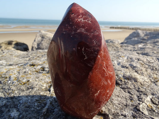 Jaspe Rouge Flamme - Pierres - Colibri Minéraux et Bien-être