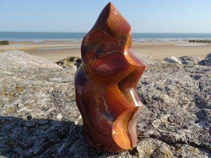Jaspe Polychrome Flamme - Pierres - Colibri Minéraux et Bien-être