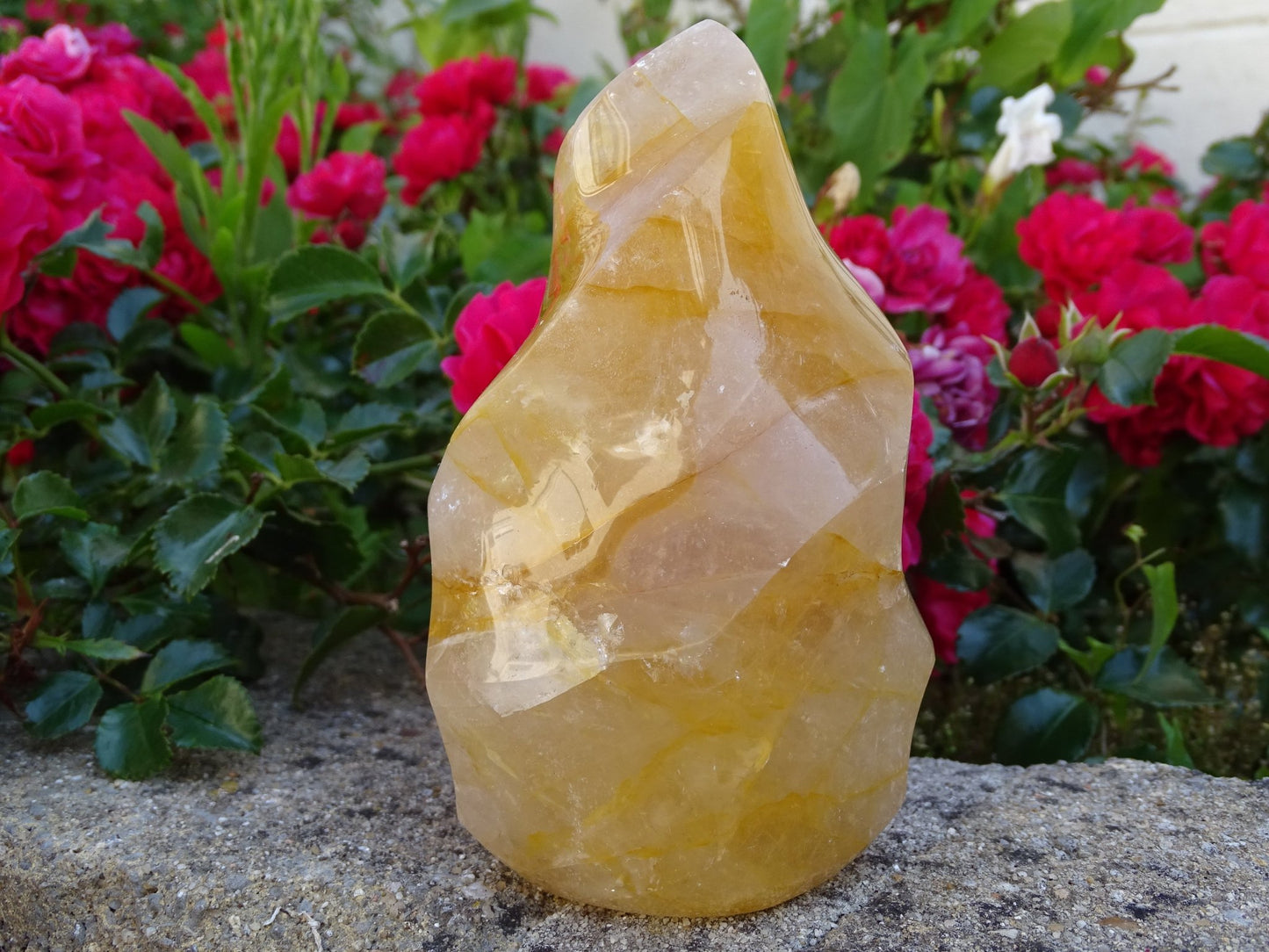 Quartz Hématoïde Doré Flamme - Cristaux - Colibri Minéraux et Bien-être