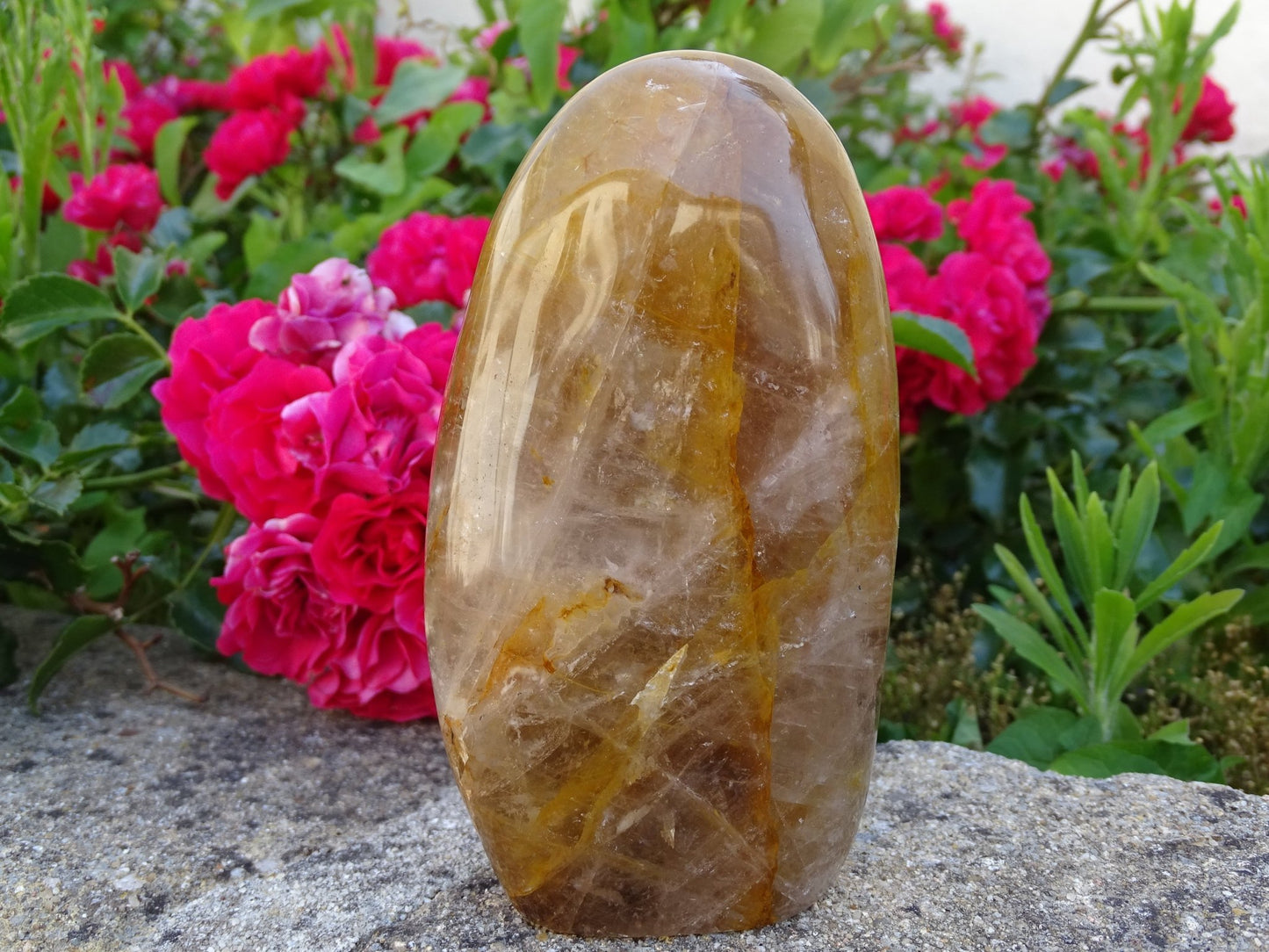 Quartz Hématoïde Doré - Cristaux - Colibri Minéraux et Bien-être