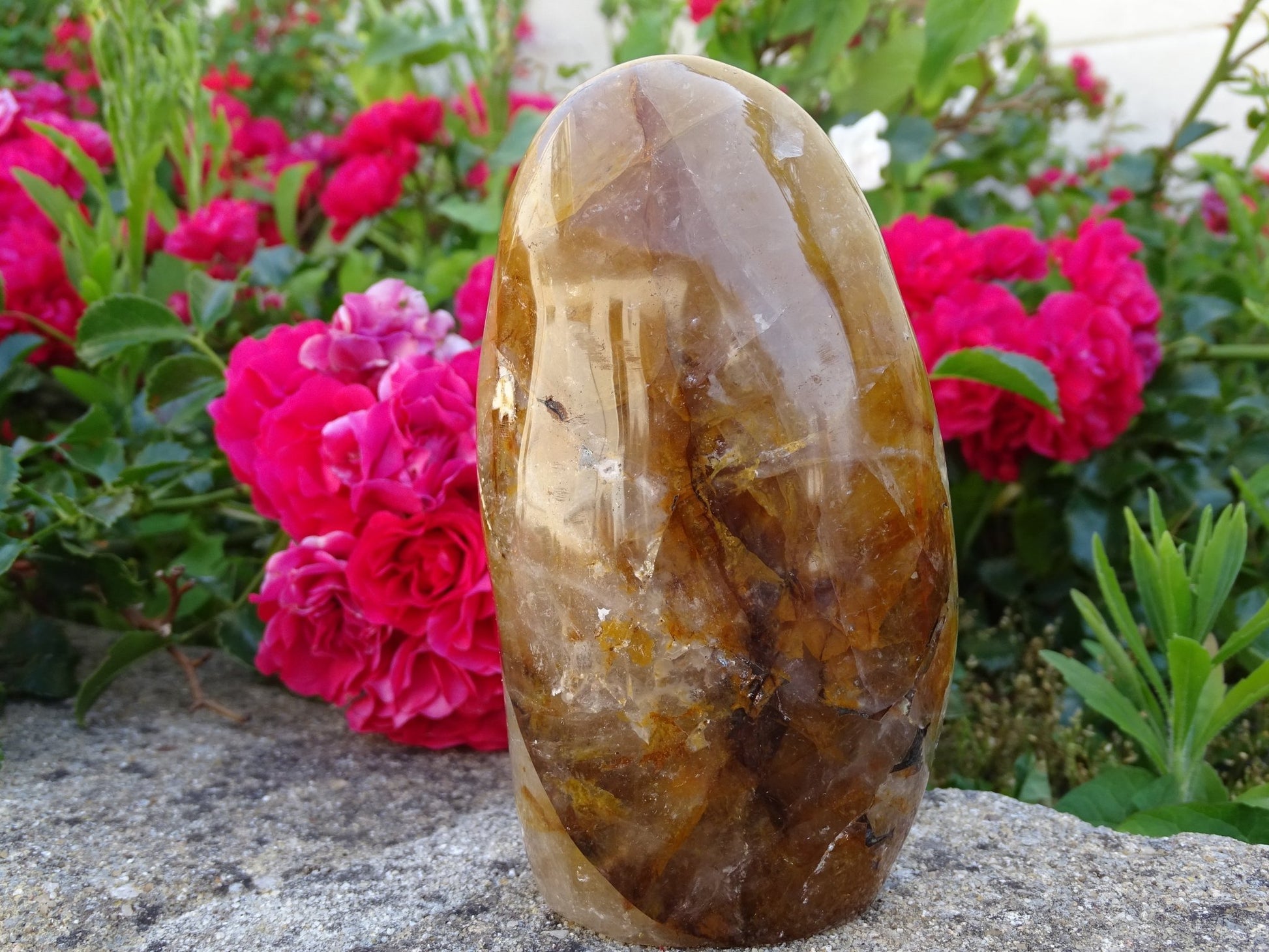 Quartz Hématoïde Doré - Cristaux - Colibri Minéraux et Bien-être
