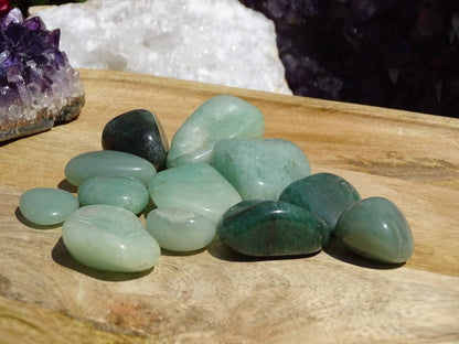Aventurine Verte pierre roulée - Pierre roulée - Colibri Minéraux et Bien-être