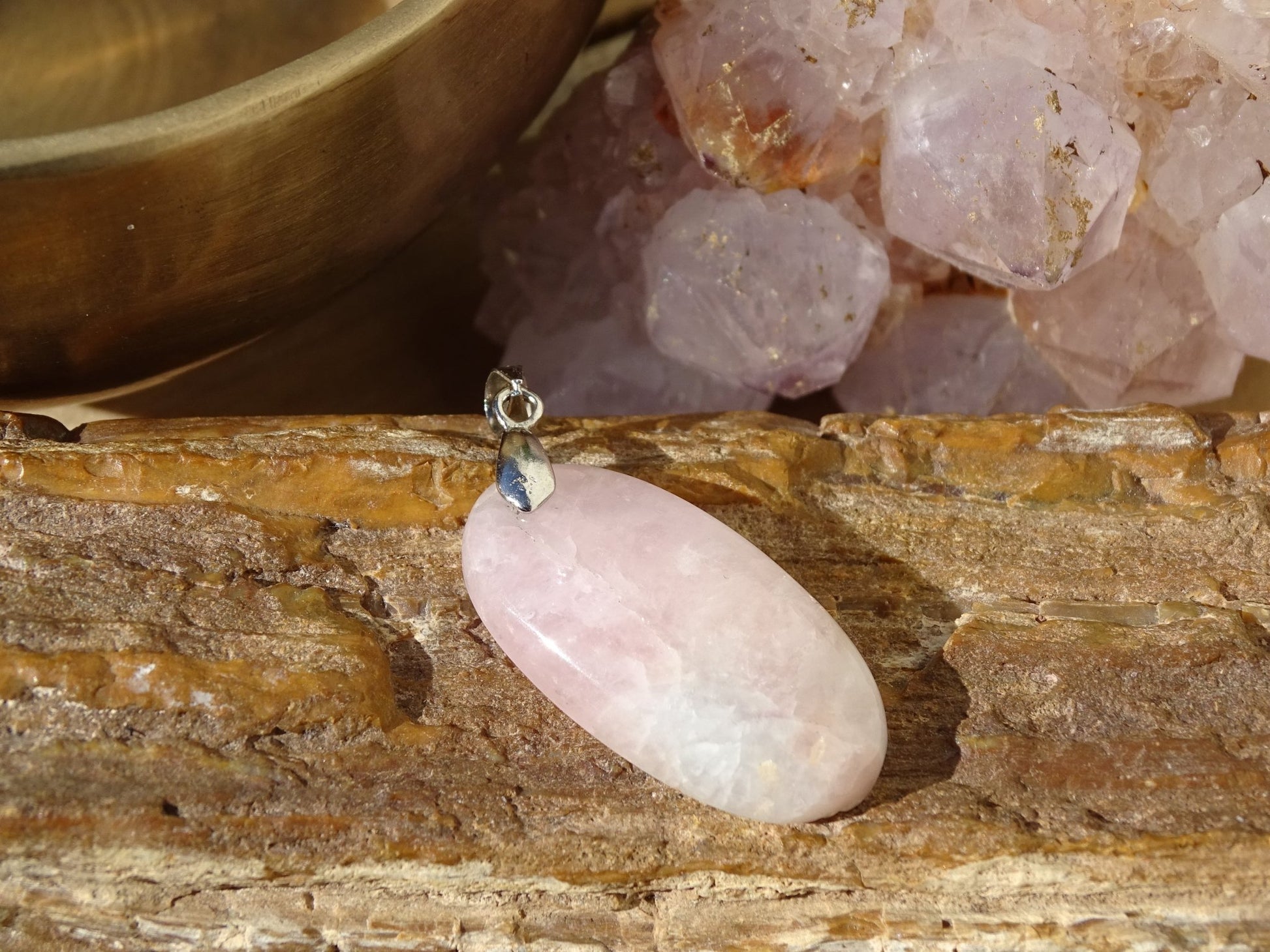 Pendentif Morganite - Pendentifs - Colibri Minéraux et Bien-être