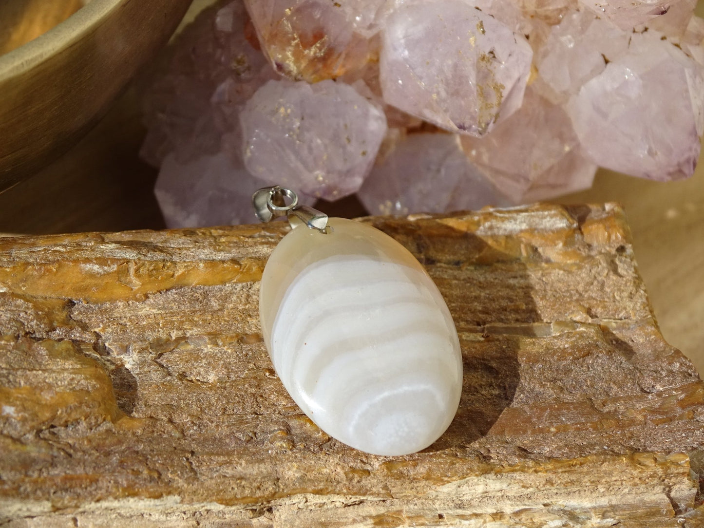 Pendentif Agate - Pendentifs - Colibri Minéraux et Bien-être