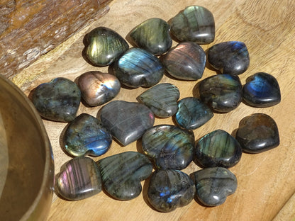 Labradorite Coeur - Pierres - Colibri Minéraux et Bien-être