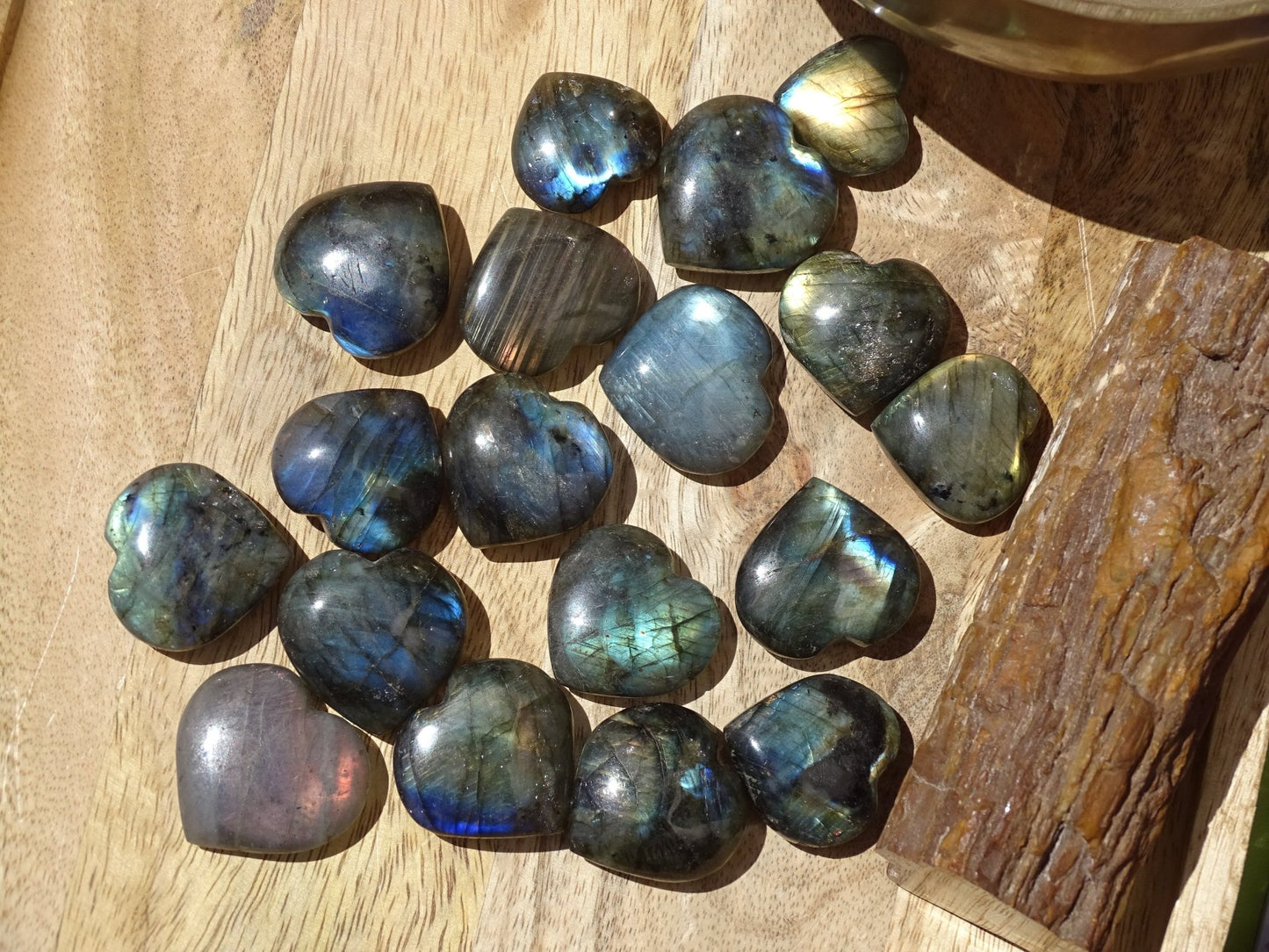 Labradorite Coeur - Pierres - Colibri Minéraux et Bien-être