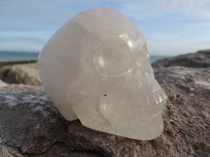 Crâne en Quartz Cristal de Roche