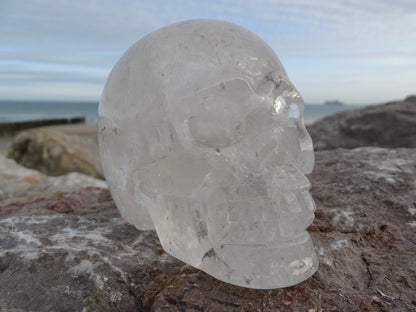Crâne en Quartz Cristal de Roche