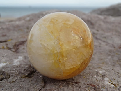 Quartz Hématoïde Doré Sphère