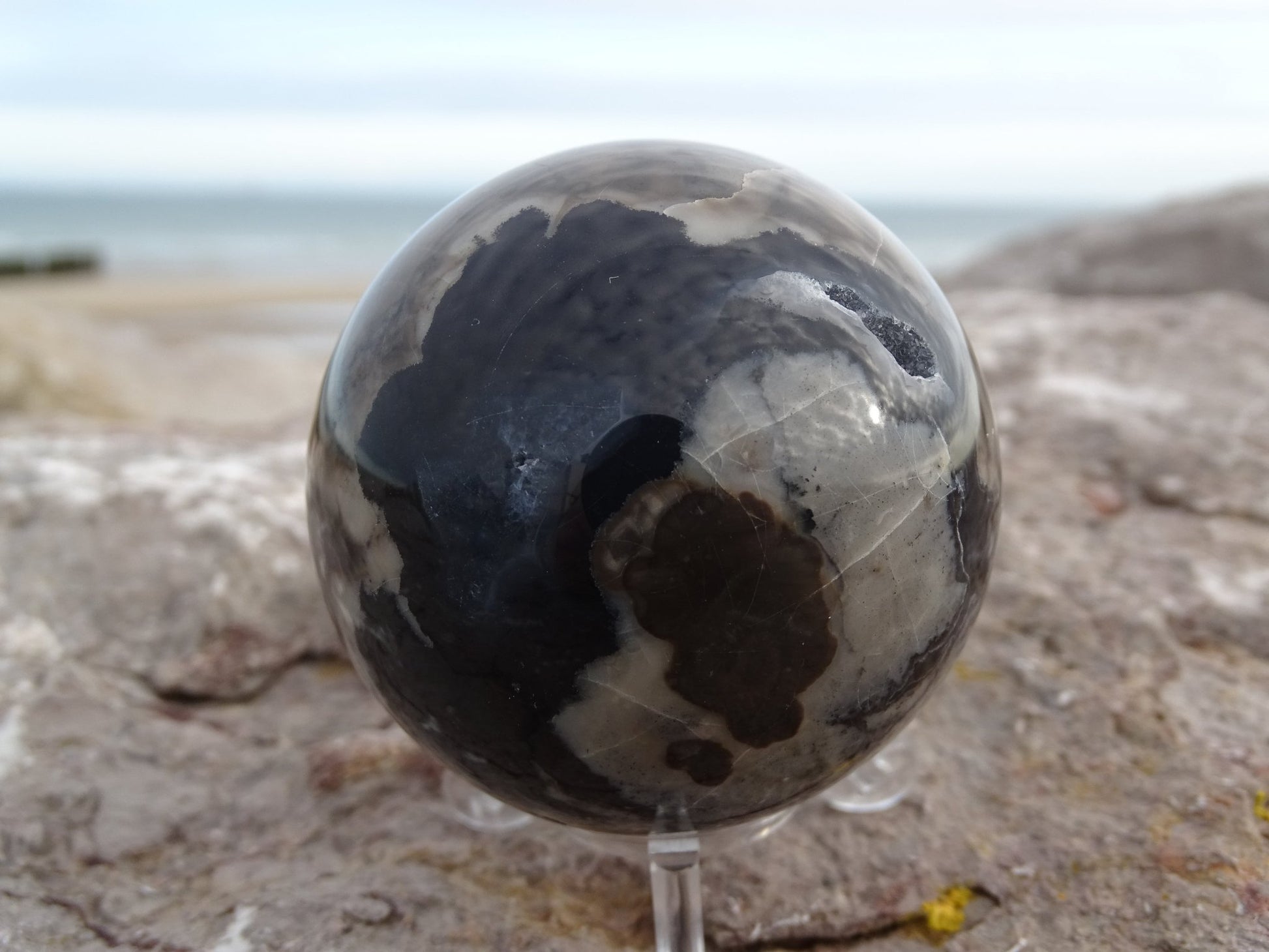 Agate Sphère - Pierres - Colibri Minéraux et Bien-être