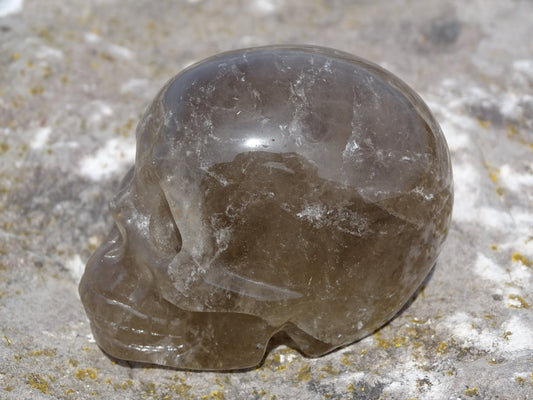 Crâne en Quartz Hématoïde - Cristaux - Colibri Minéraux et Bien-être