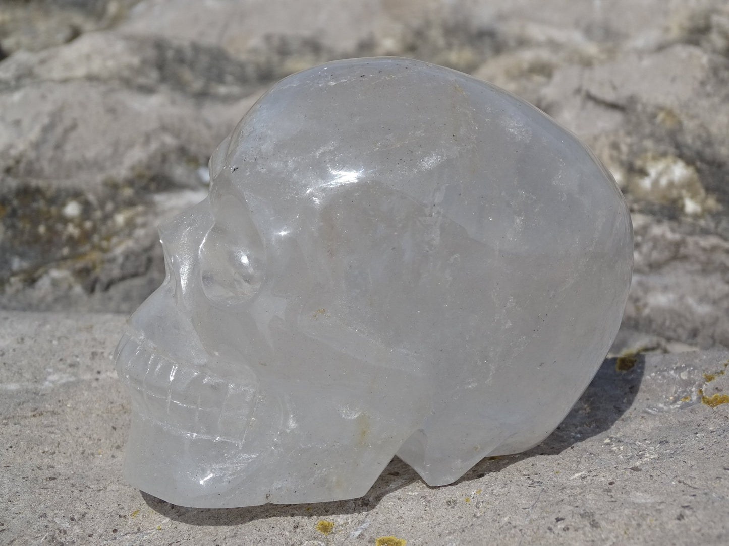 Crâne en Quartz Cristal de Roche
