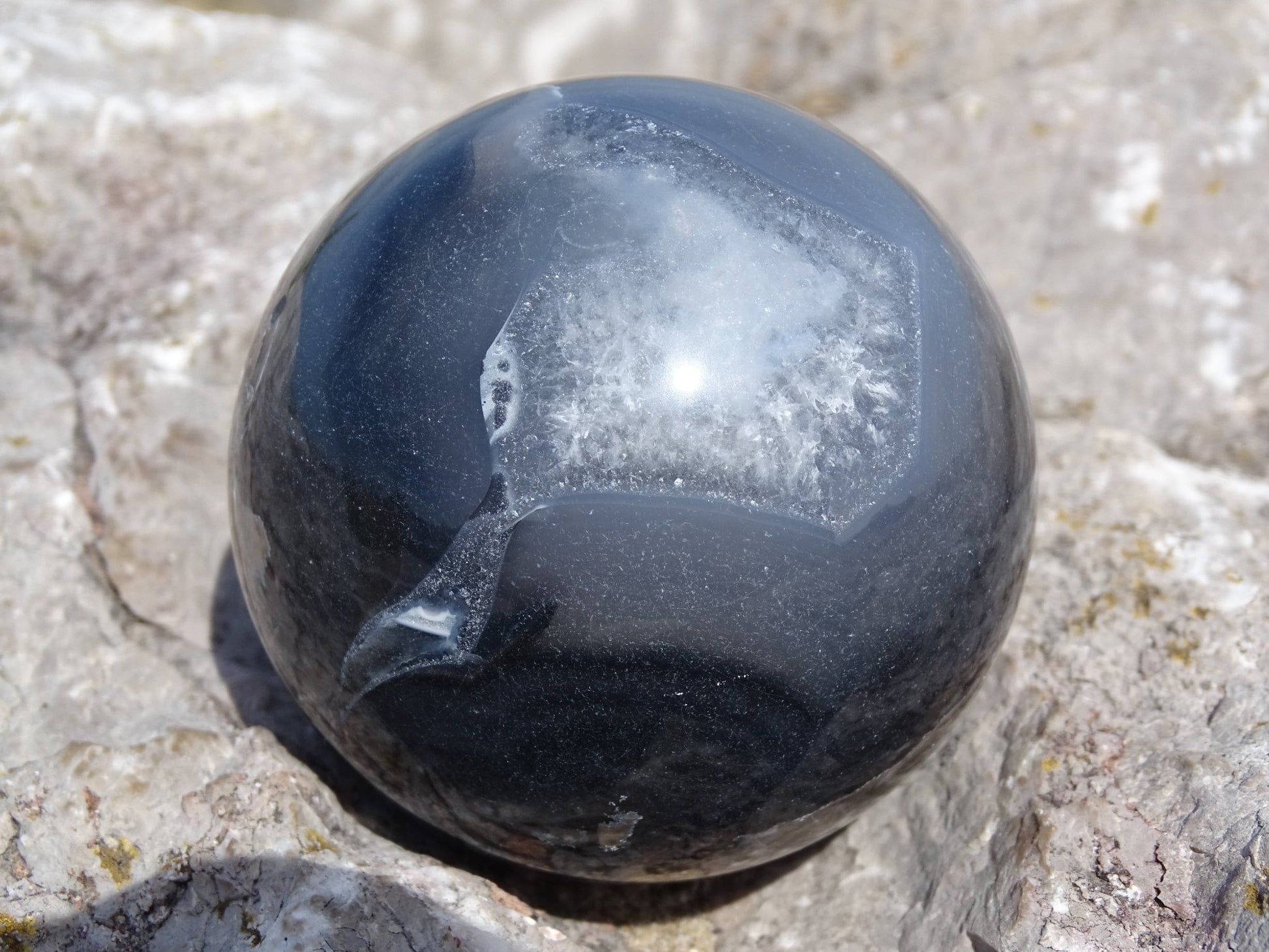 Agate Sphère - Pierres - Colibri Minéraux et Bien-être
