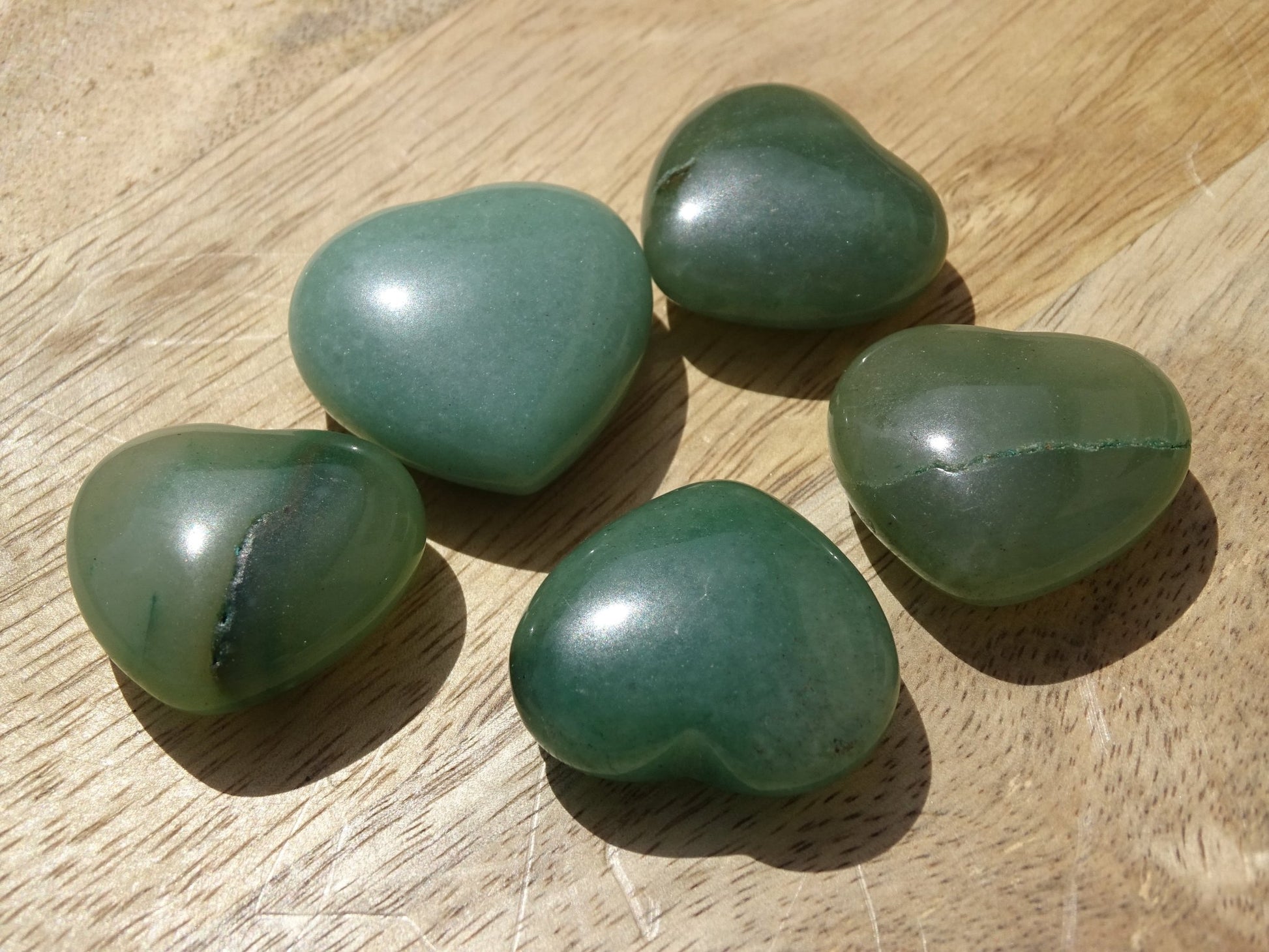 Aventurine Verte Coeur - Pierres - Colibri Minéraux et Bien-être