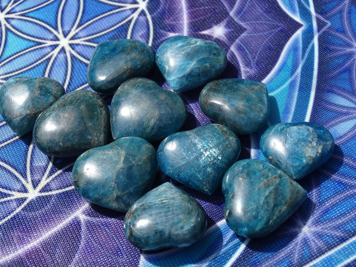 Apatite Bleue Coeur