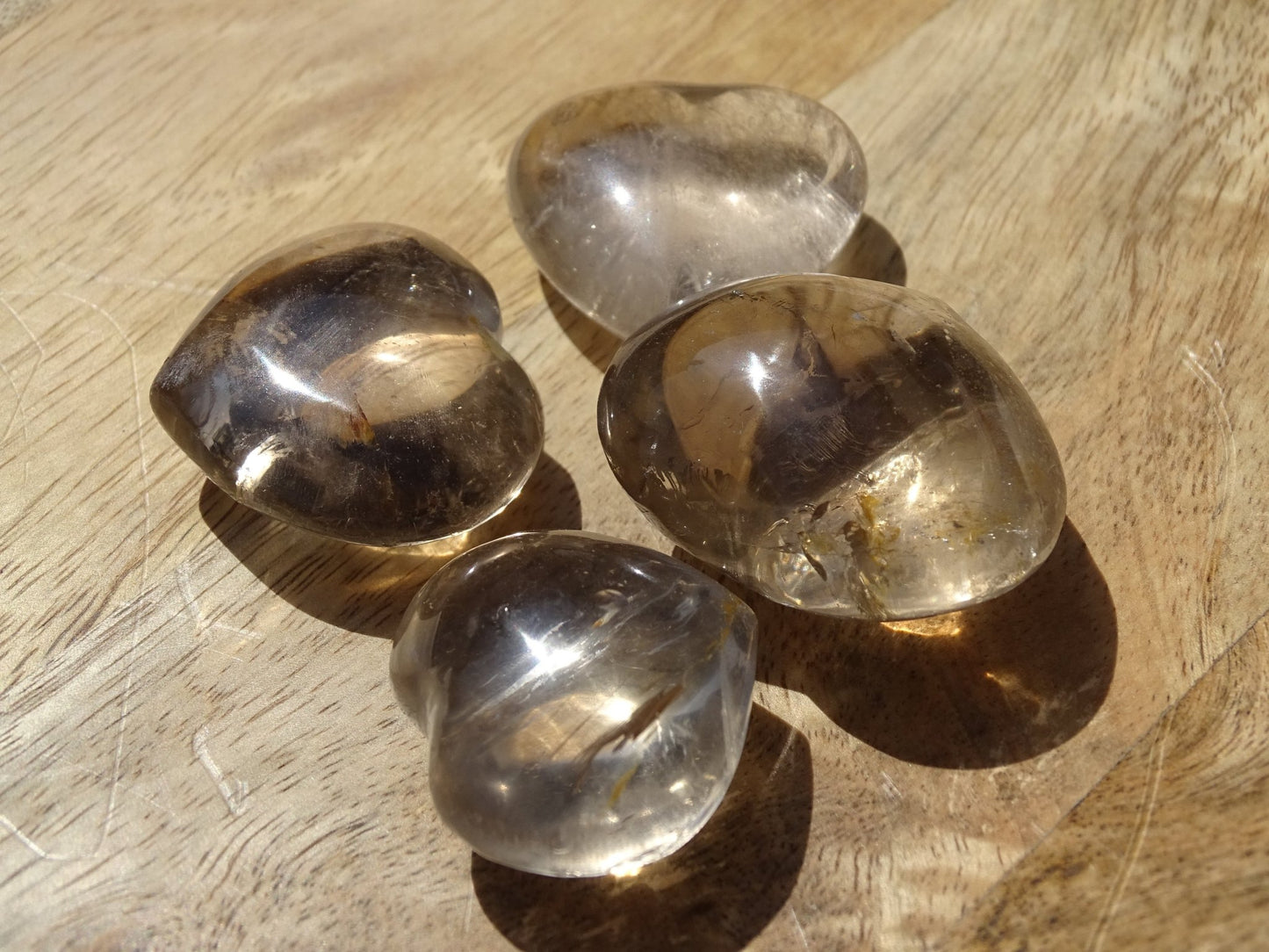 Quartz Fumé Coeur - Cristaux - Colibri Minéraux et Bien-être