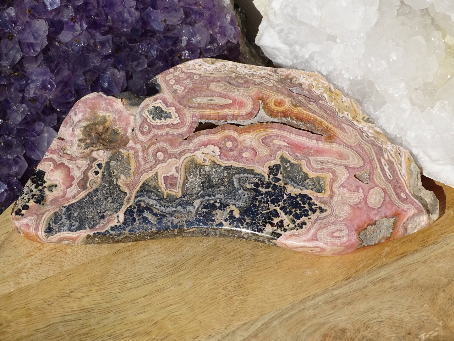Rhodochrosite Plaque - Pierres - Colibri Minéraux et Bien-être