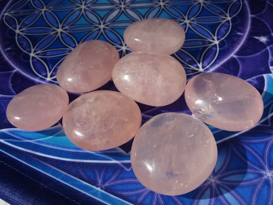 Quartz Rose Galet - Cristaux - Colibri Minéraux et Bien-être