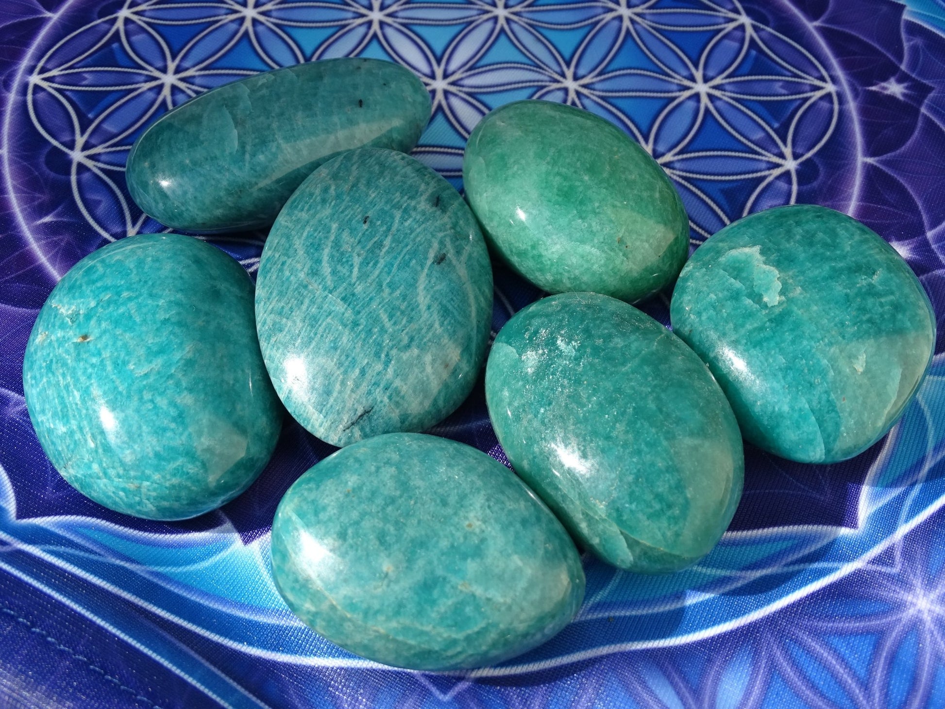 Amazonite Galet - Pierres - Colibri Minéraux et Bien-être