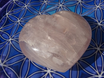 Quartz Rose Coeur - Cristaux - Colibri Minéraux et Bien-être