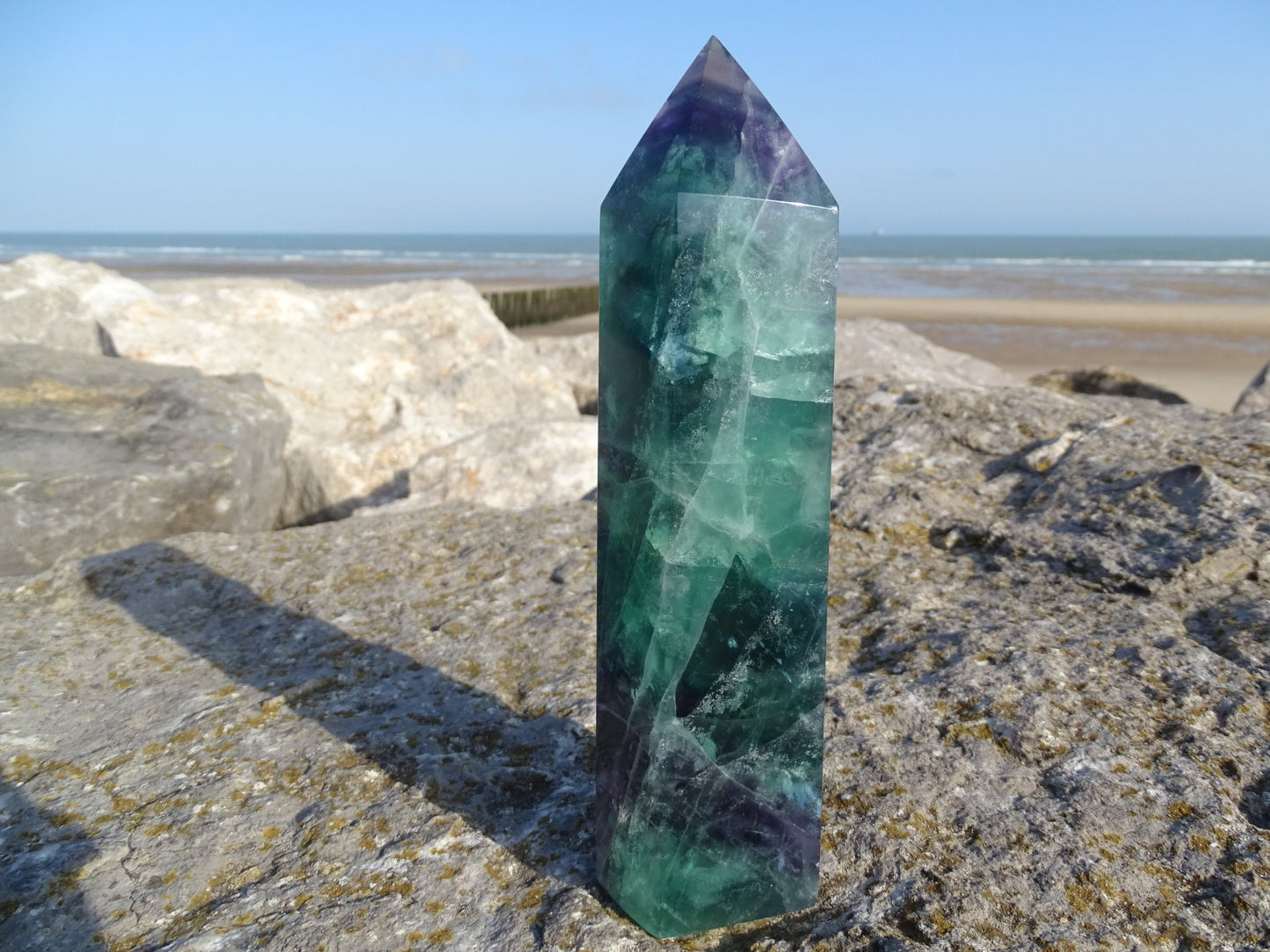 Fluorite Prisme - Pierres - Colibri Minéraux et Bien-être