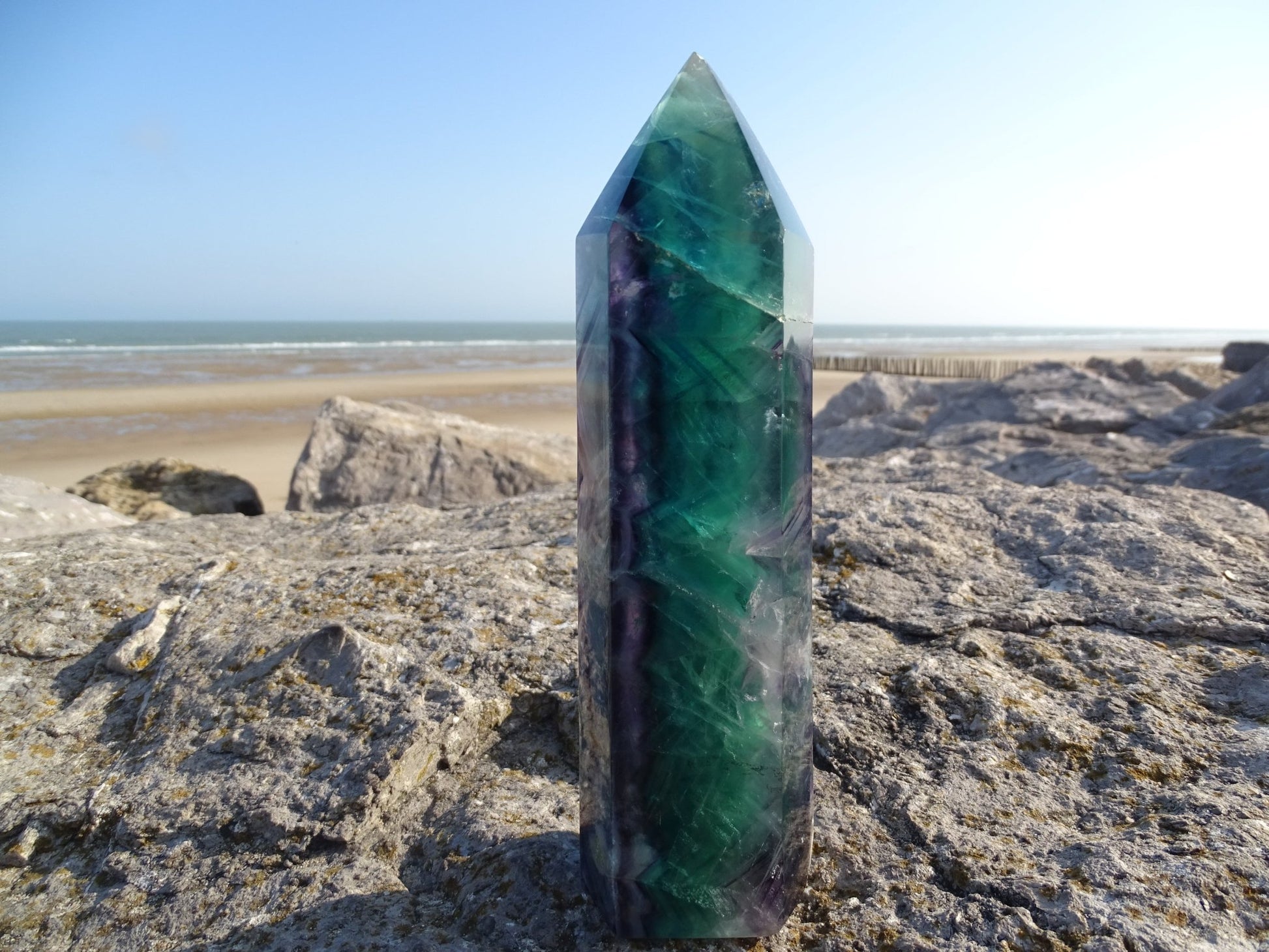 Fluorite Prisme - Pierres - Colibri Minéraux et Bien-être