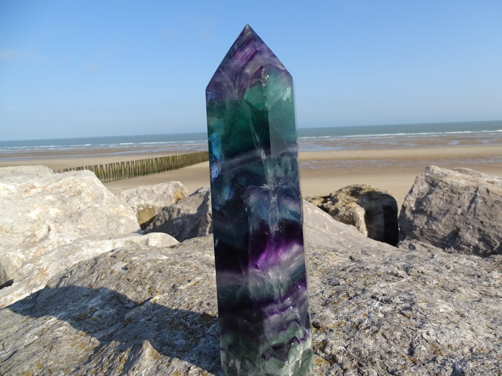 Fluorite Prisme - Pierres - Colibri Minéraux et Bien-être