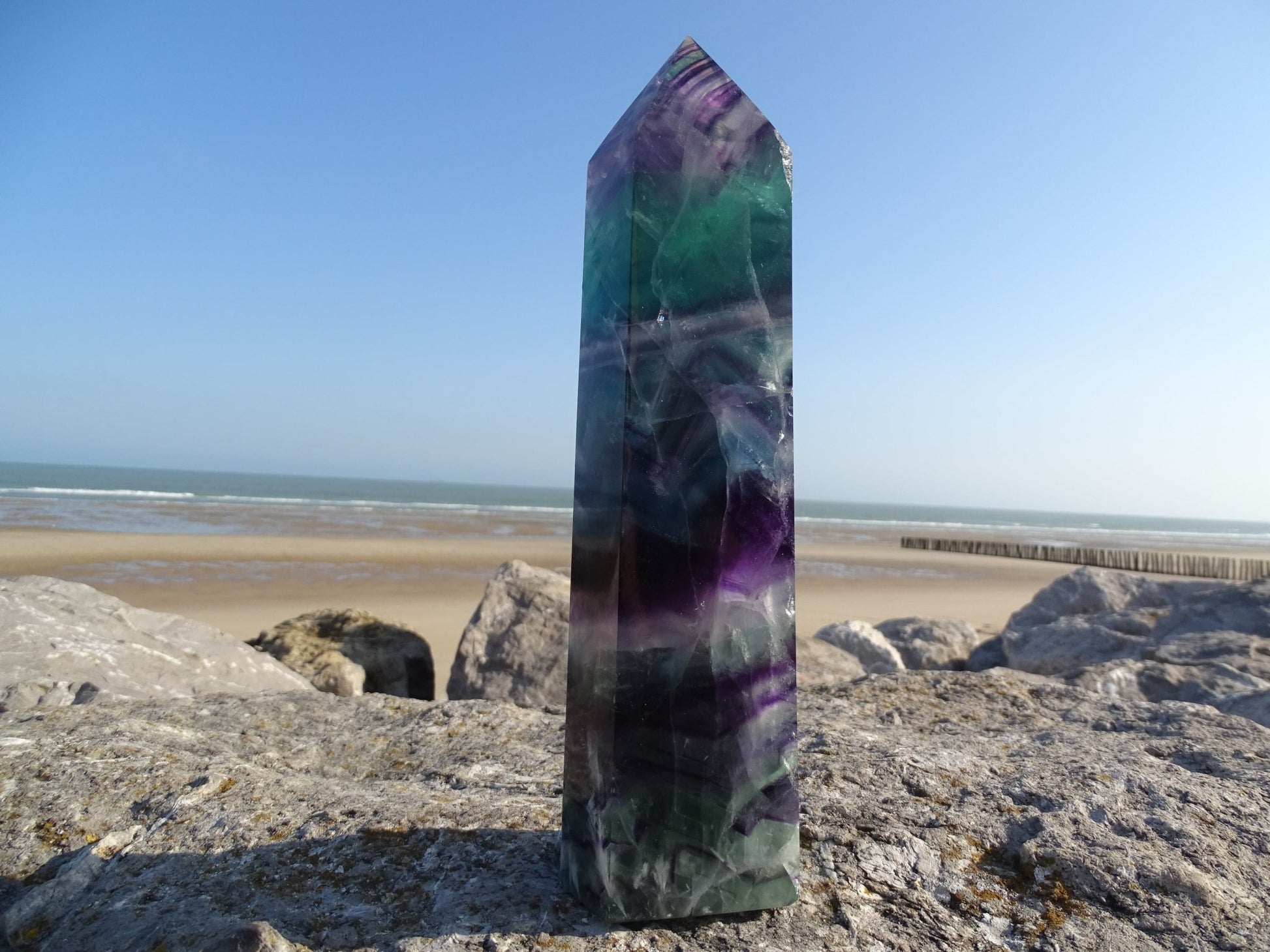 Fluorite Prisme - Pierres - Colibri Minéraux et Bien-être