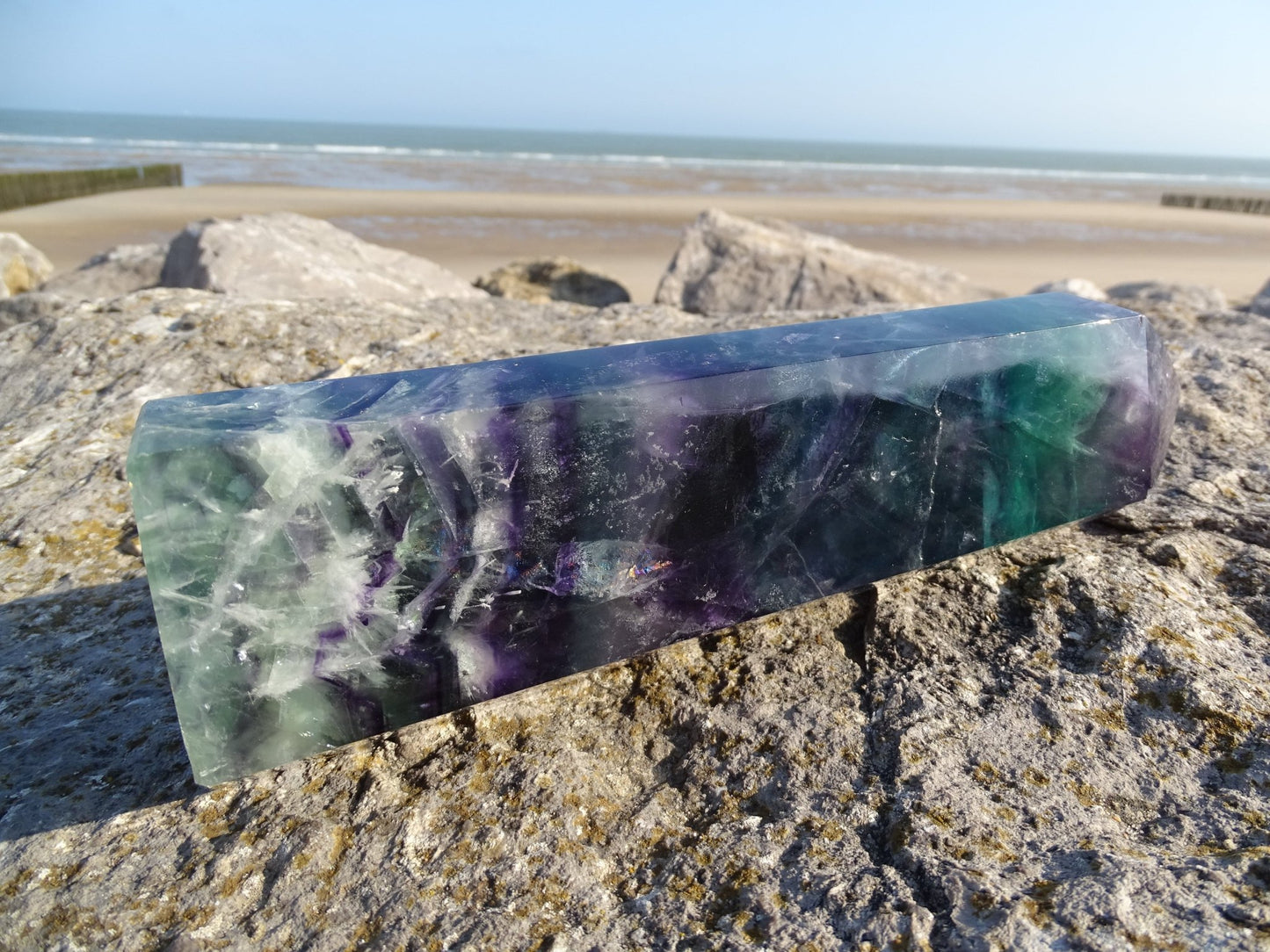 Fluorite Prisme - Pierres - Colibri Minéraux et Bien-être