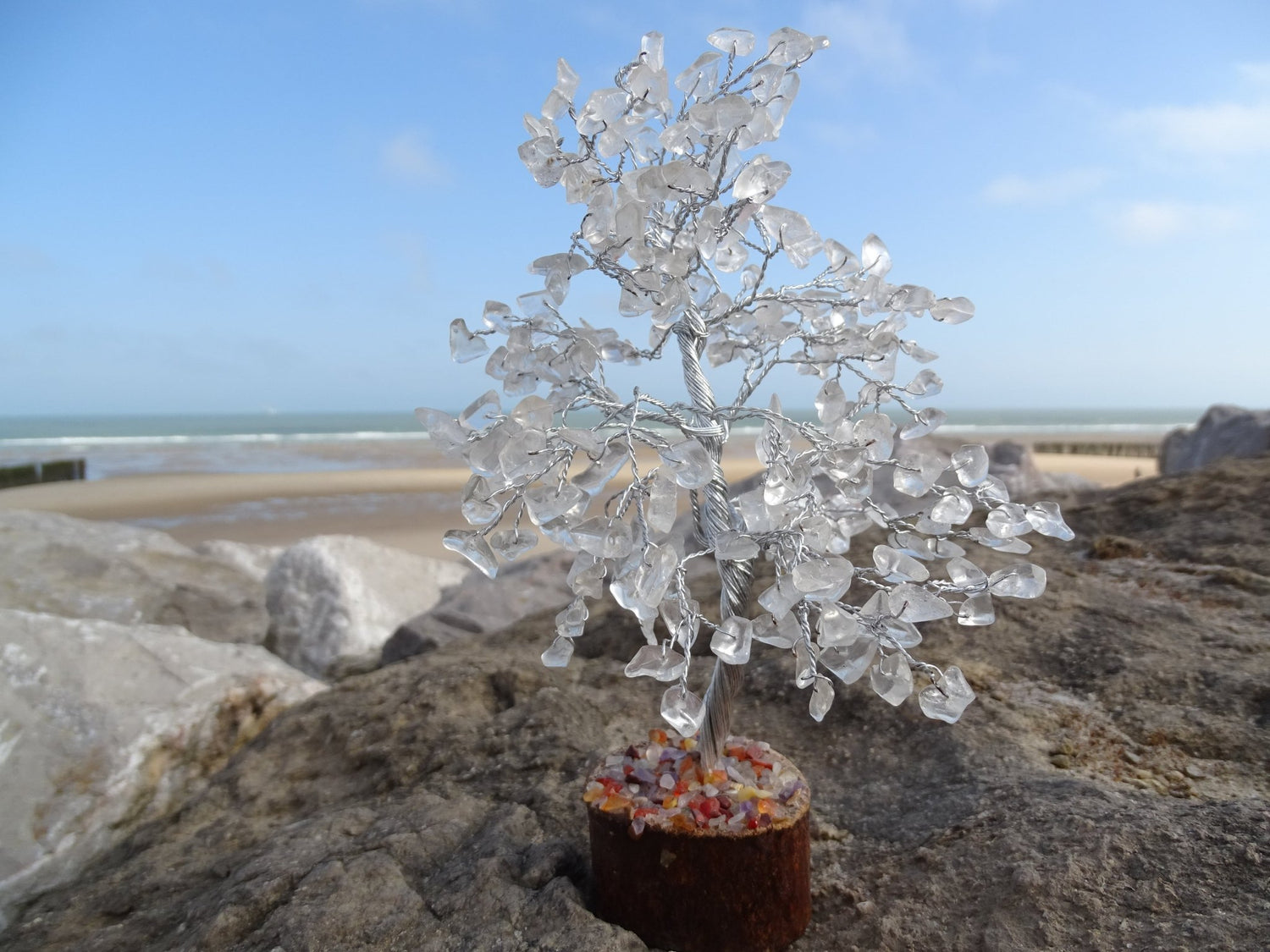 Quartz Cristal de Roche Arbre de Vie - Cristaux - Colibri Minéraux et Bien-être